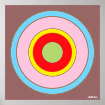 Colours Target Poster