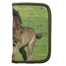 Colt and Foal Playing Wallet Folio Folio Planner