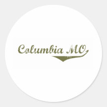 Columbia Revolution t shirts Round Stickers