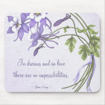 Columbine Bouquet Mousepad