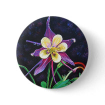 Columbine Pinback Buttons