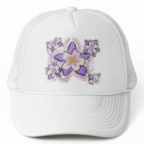 Columbine flower hat