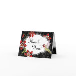 Columbine Hummingbird Thank You Card