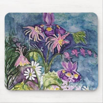 Columbine Iris Daisy art