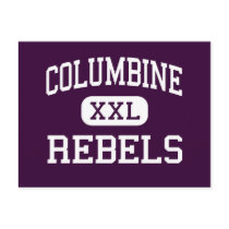 Columbine - Rebels - High - Sunland California Post Card