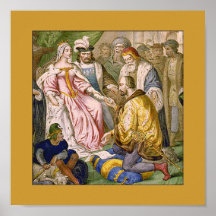 Columbus Before Queen Isabella Poster