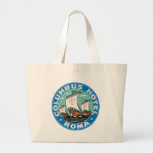 Columbus Hotel, Roma Luggage Label Bags