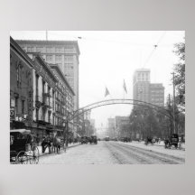 Columbus, Ohio - High Street 1910 Poster