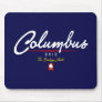 Columbus Script Mouse Pads