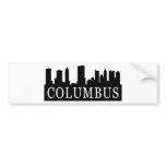 Columbus Skyline bumper stickers