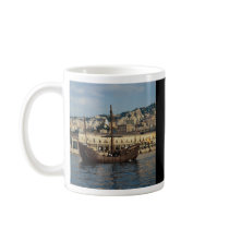 Columbus", St. Mary Caravel in Genova port, Italy Coffee Mug