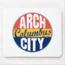 Columbus Vintage Label Mouse Pads