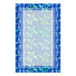 Column of Turtles Blank Stationery