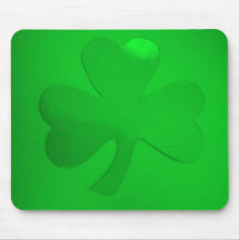 Colver vert irlandais, shamrock tapis de souris