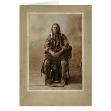 Comanche Medicine Man 1898 Greeting Card