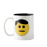 Comb Over Smiley mugs