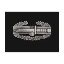 Combat Action Badge Post Card