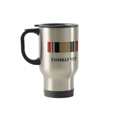 combat badge, IRAQ SERVICE, COMBAT VET! Mugs by timgould