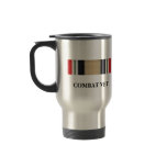 combat badge, IRAQ SERVICE, COMBAT VET! mugs