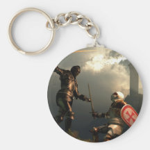 Combat de Templar de chevalier Porte-clés