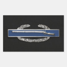 Combat Infantry Badge Rectangular Sticker