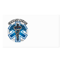 Combat Medic Business Card Templates