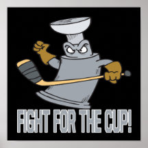 Combat pour la tasse affiches