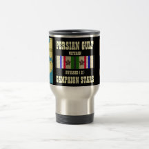 COMBATTANT DE GUERRE DU GOLFE PERSIQUE DE 2 ÉTOILE MUGS À CAFÉ