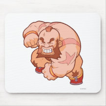 Combattant Zangief 2 de poche Tapis De Souris