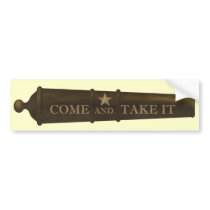 Come and Take It bumper stickers