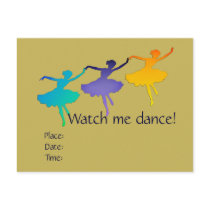 Come and Watch Me Dance (Ballet) Postcard