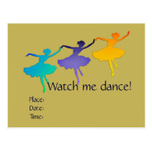 Come and Watch Me Dance (Ballet) Postcard