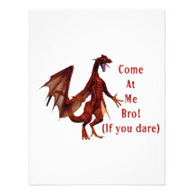 come at me bro dragon red custom invites
