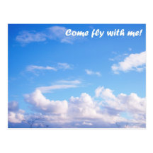 Come fly with me! post cards
