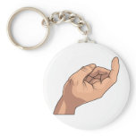 Come Here Hand Sign Gesture Keychains