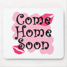 come home soon mousepads