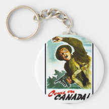 Come On Canada! Key Chain