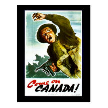 Come On Canada! Postcards