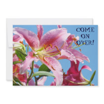 COME ON OVER! See You at the PARTY! Invitations
