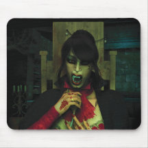 Come Over For a Bite Sometime  Creepy Mousepad