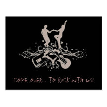 Come over... to ROCK with us! (Postcards)