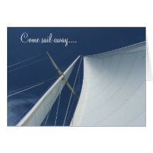 Come sail away cards