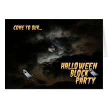 Come to our Halloween Block Party! Card
