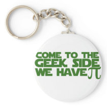 Come to the Geek side we have Pi Key Chain