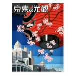 Come to Tokyo Vintage Japan Travel Poster Post Card