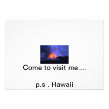 Come to visit me custom invites