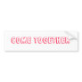 COME TOGETHER BUMPER STICKERS