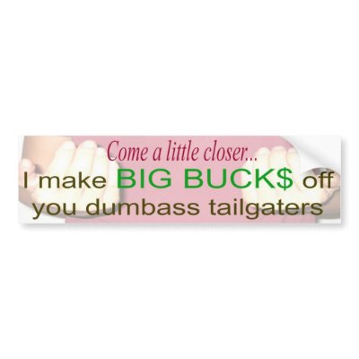 comecloser bumper sticker by delabrooke