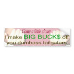 comecloser bumper stickers