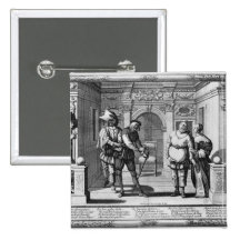Comedians at the theatre of Hotel de Bourgogne Pins